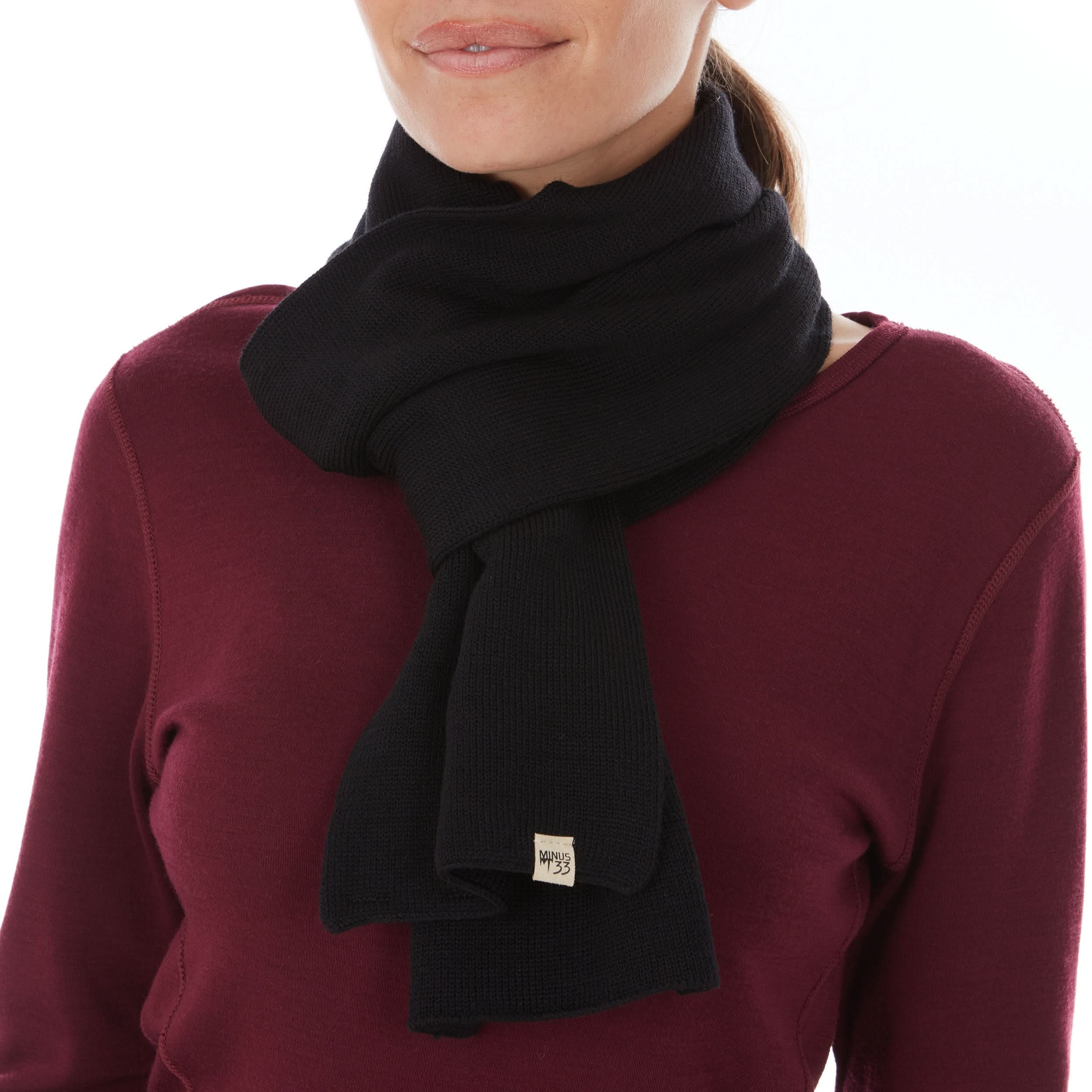Classic 100% Merino Wool Knit Scarf for Everyday Wear