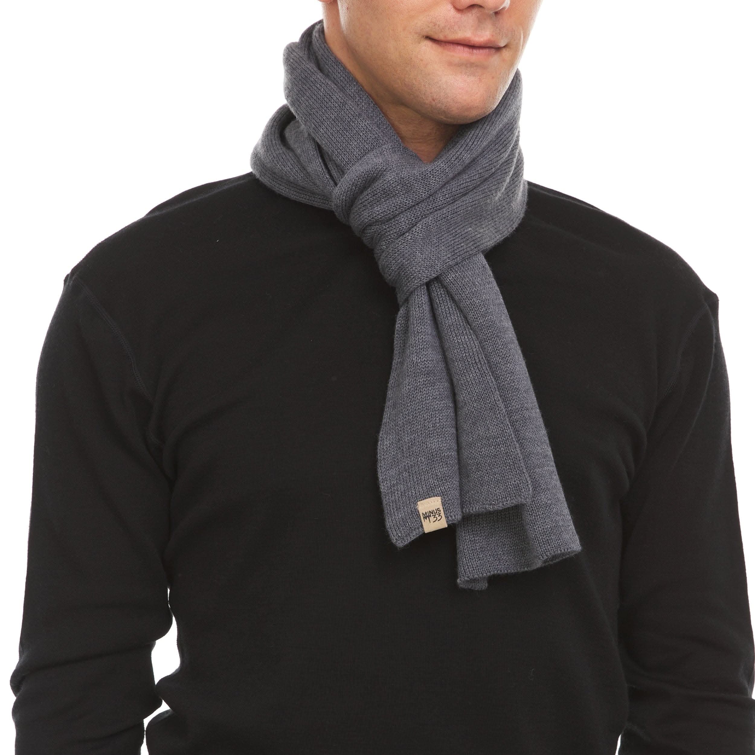 Classic 100% Merino Wool Knit Scarf for Everyday Wear