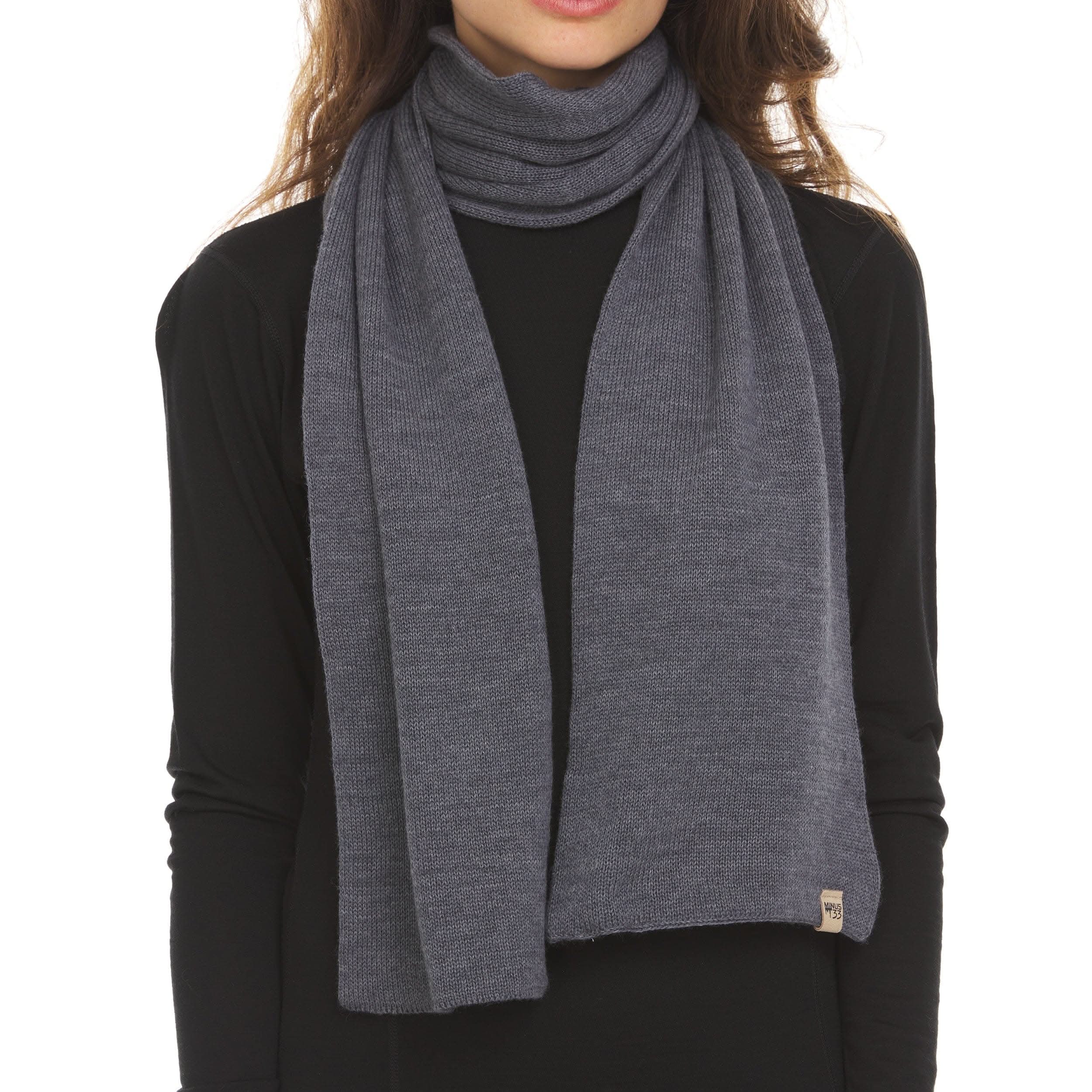 Classic 100% Merino Wool Knit Scarf for Everyday Wear