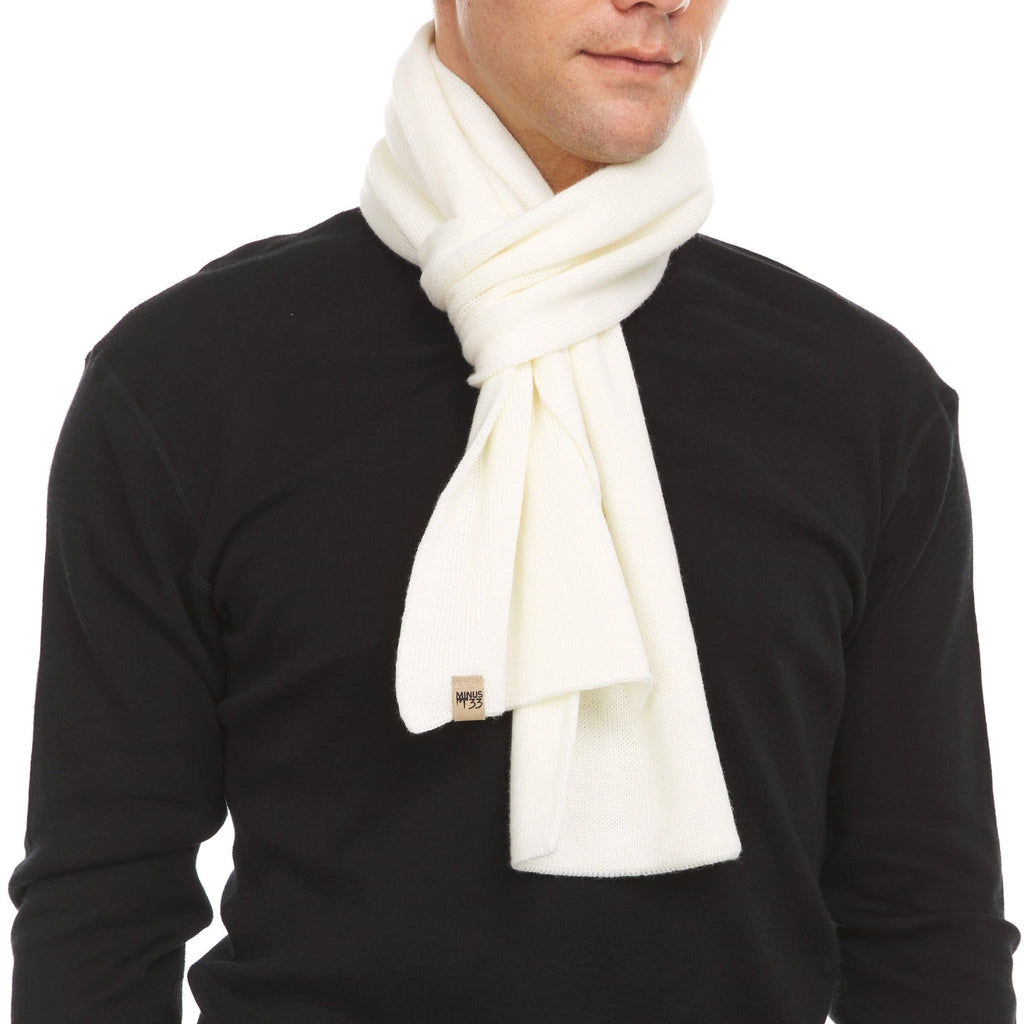 Classic 100% Merino Wool Knit Scarf for Everyday Wear
