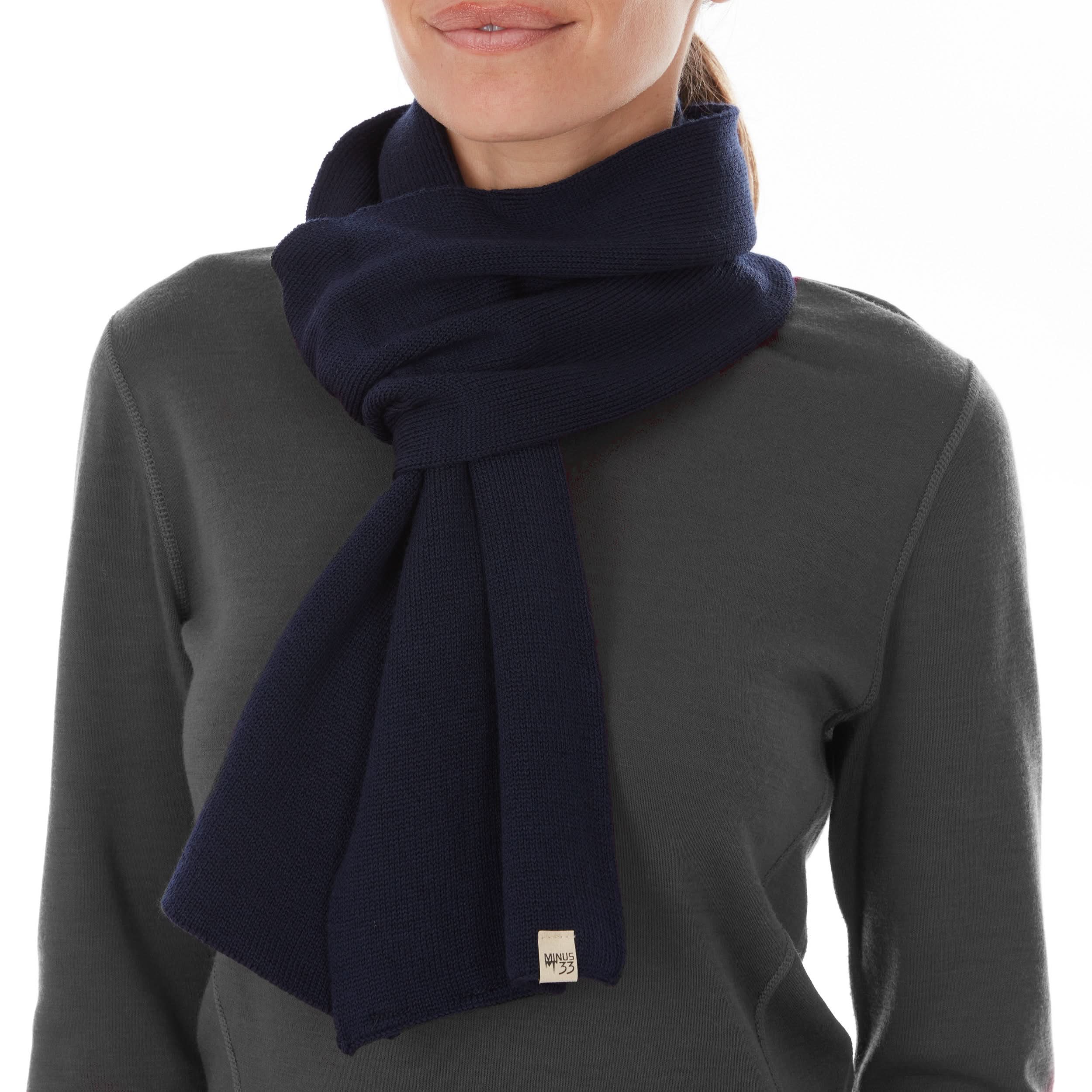 Classic 100% Merino Wool Knit Scarf for Everyday Wear