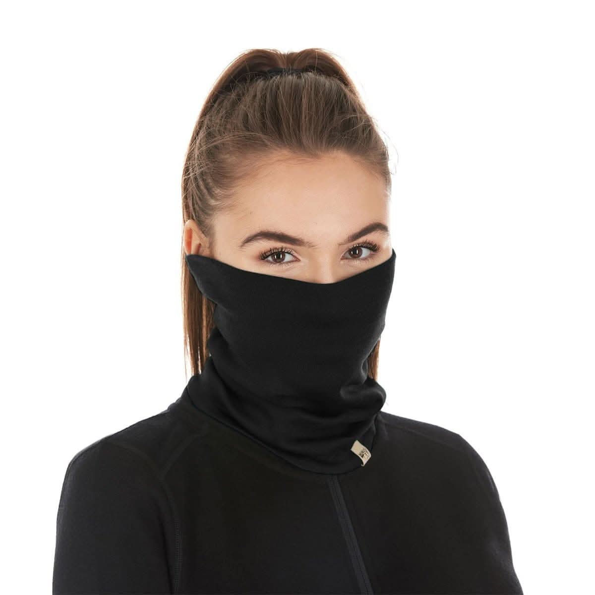 Midweight Merino Wool Neck Gaiter for Hiking and Winter Sports