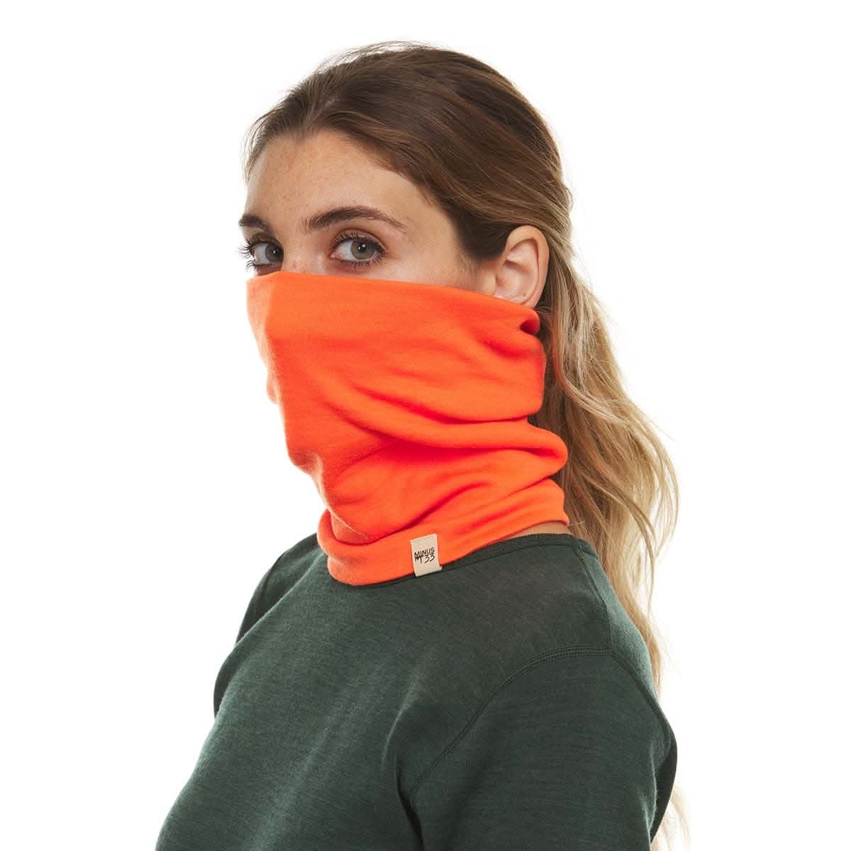 Midweight Merino Wool Neck Gaiter for Hiking and Winter Sports