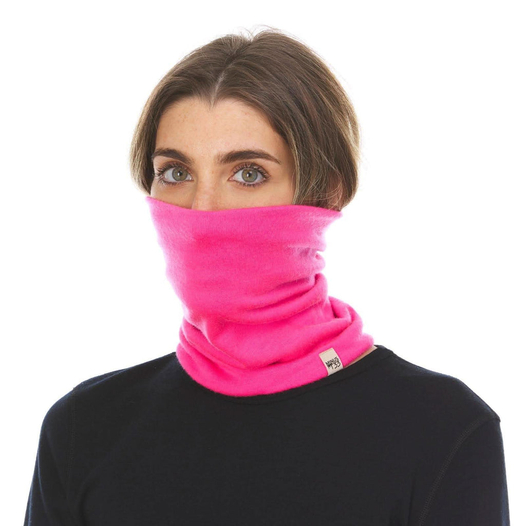 Midweight Merino Wool Neck Gaiter for Hiking and Winter Sports