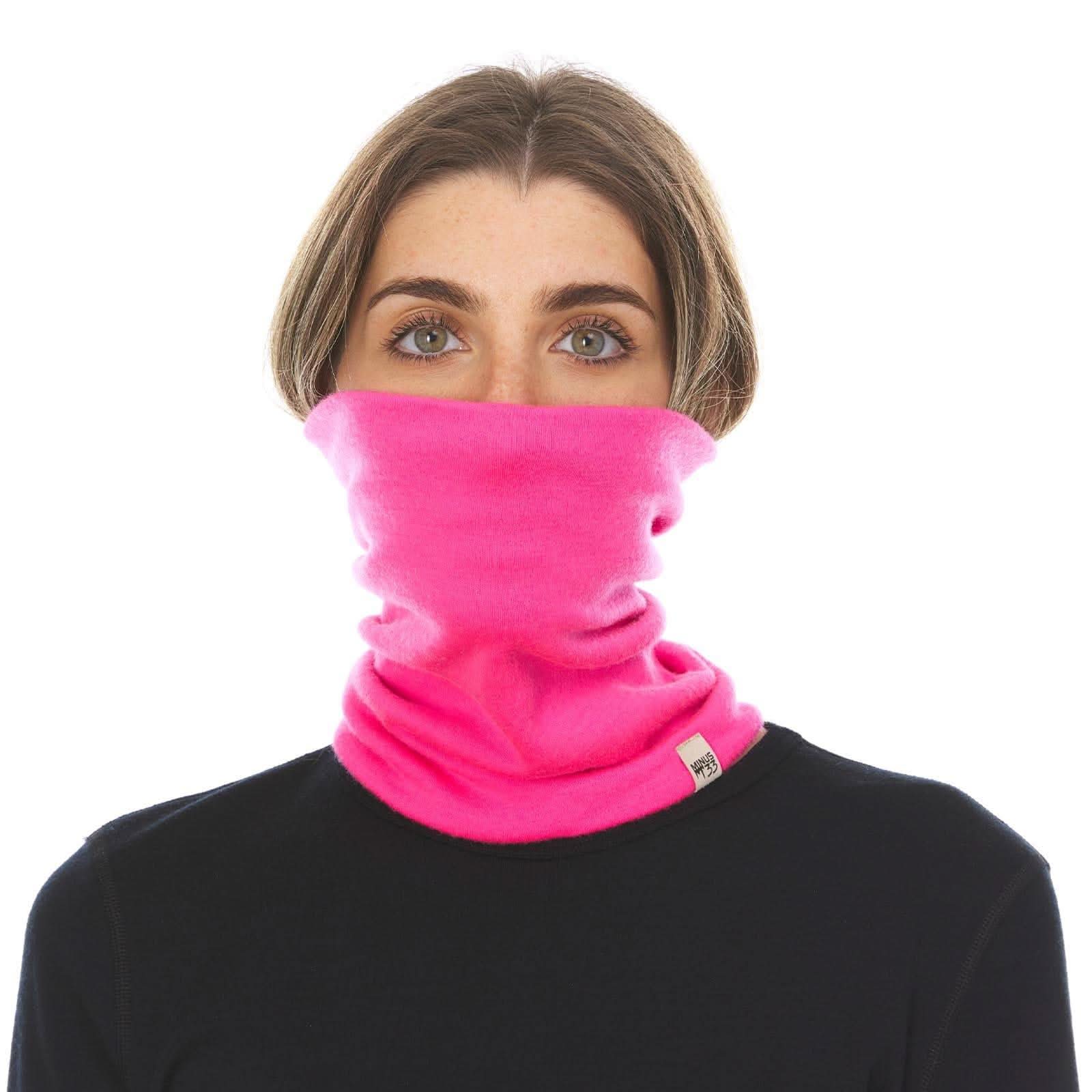 Midweight Merino Wool Neck Gaiter for Hiking and Winter Sports
