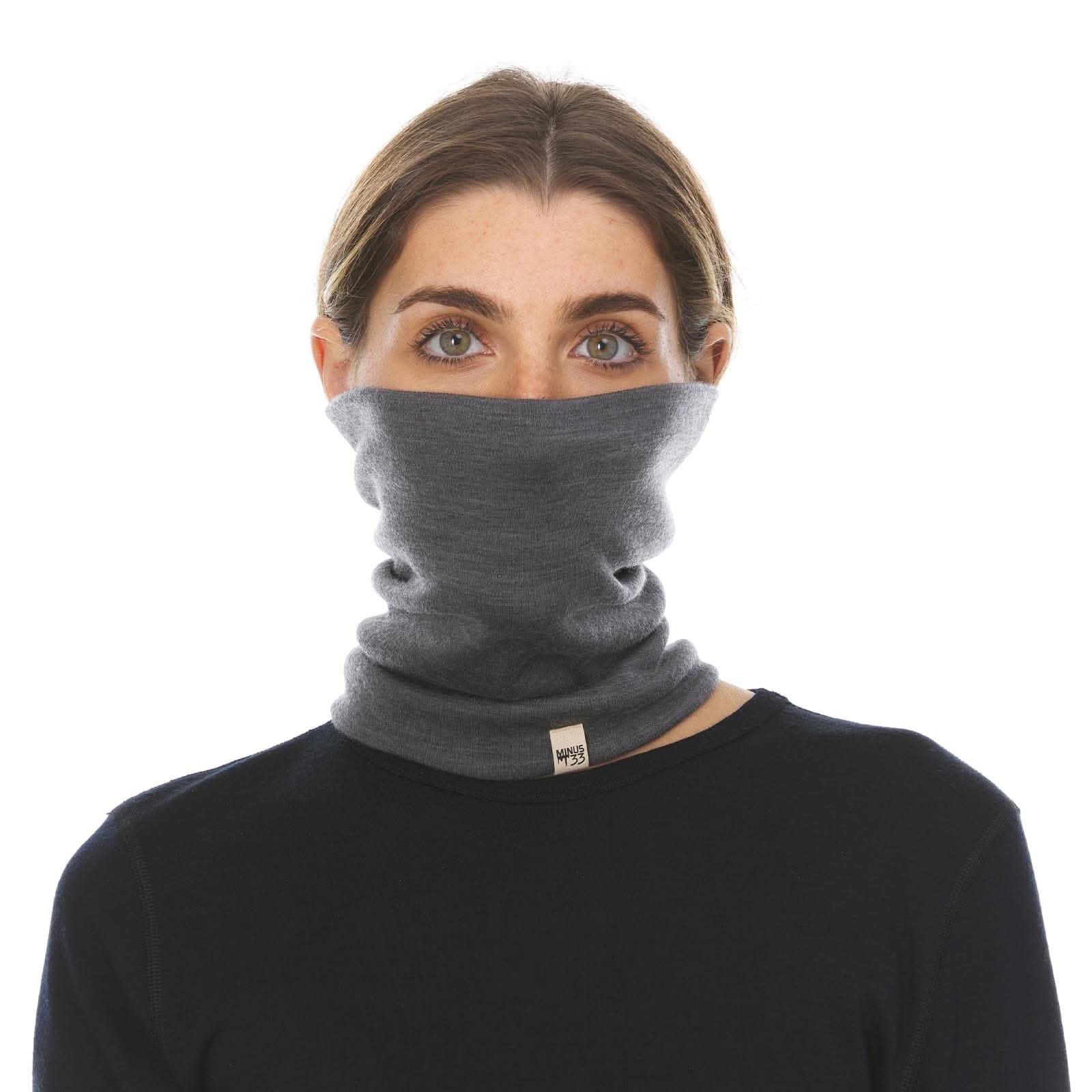 Midweight Merino Wool Neck Gaiter for Hiking and Winter Sports