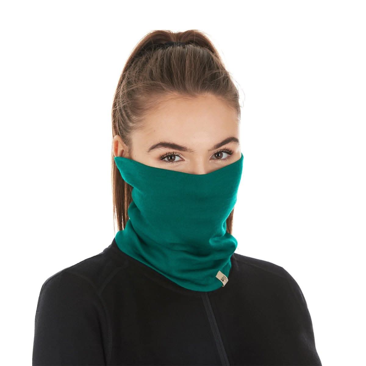 Midweight Merino Wool Neck Gaiter for Hiking and Winter Sports