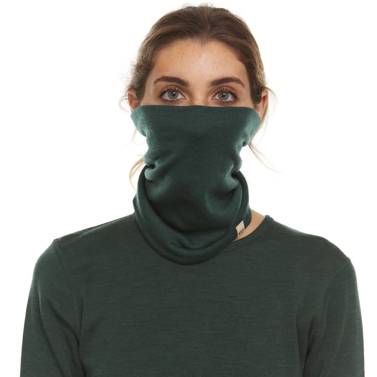 Midweight Merino Wool Neck Gaiter for Hiking and Winter Sports