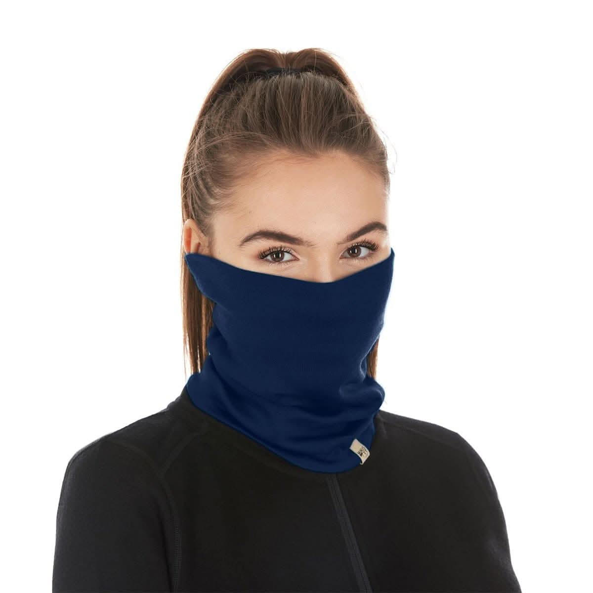 Midweight Merino Wool Neck Gaiter for Hiking and Winter Sports
