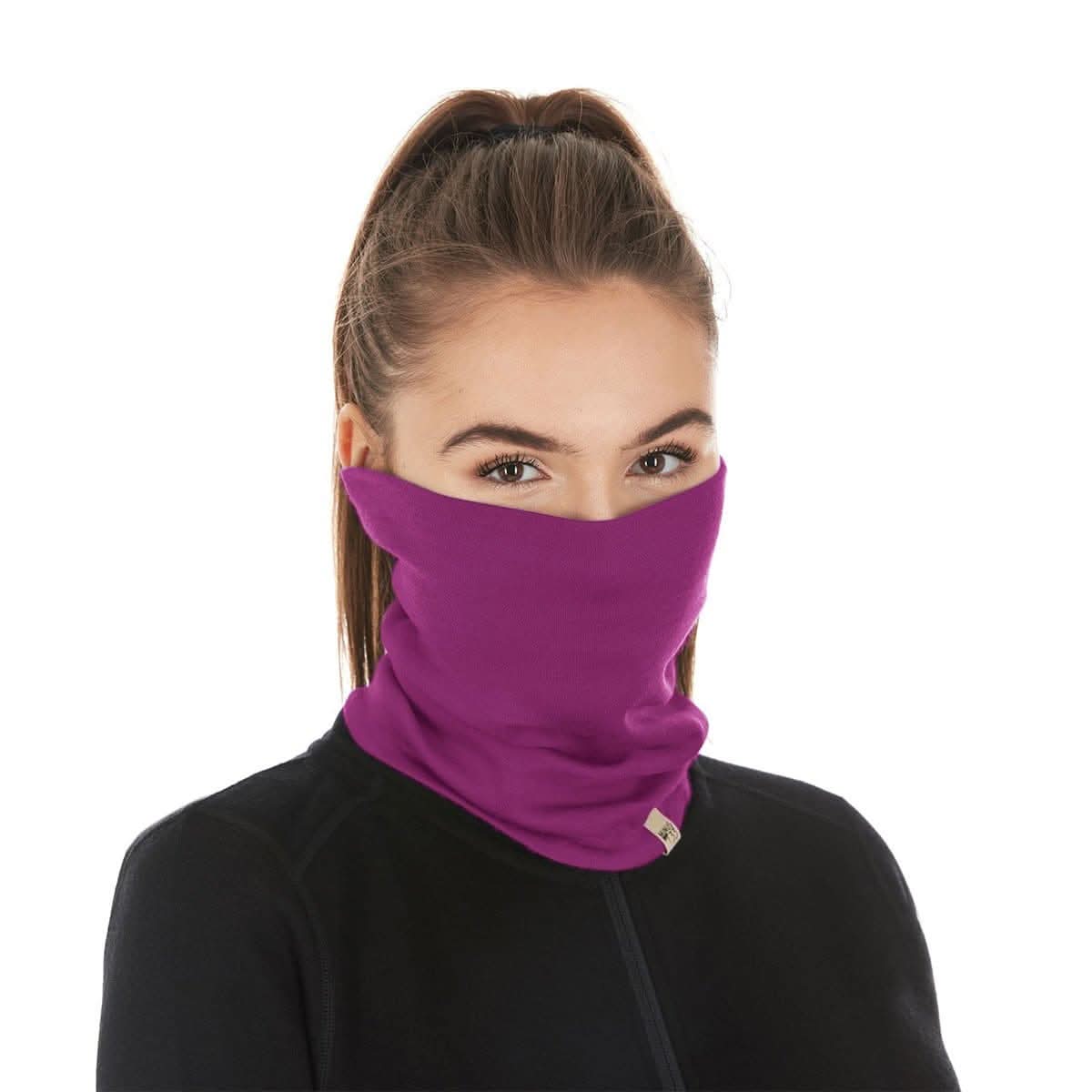 Midweight Merino Wool Neck Gaiter for Hiking and Winter Sports