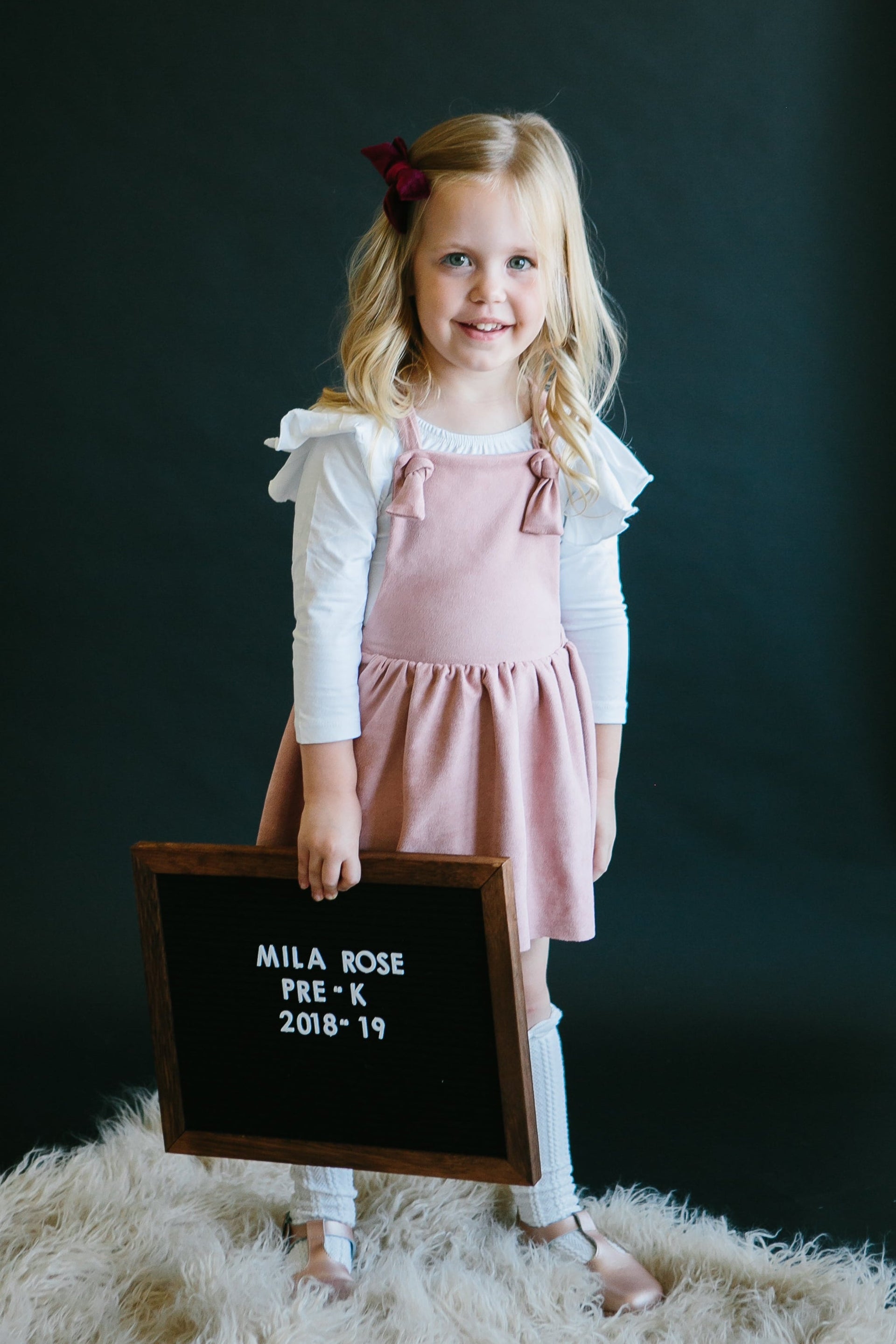 White Long Sleeve Flutter Sleeve Leotard for Toddlers - Image 2