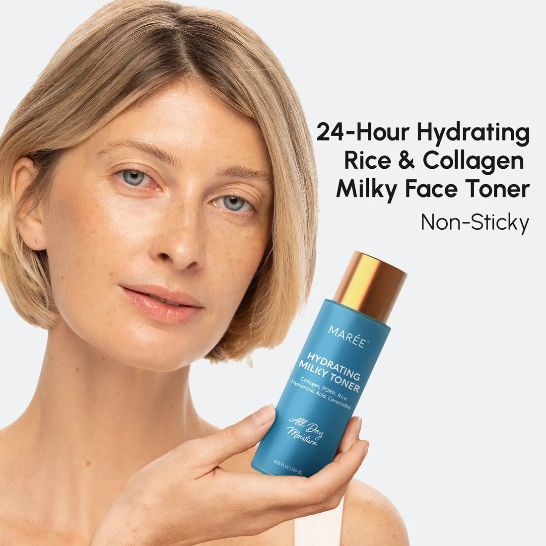 Milky Rice Hydrating Face Toner with Collagen and Hyaluronic Acid - Image 2