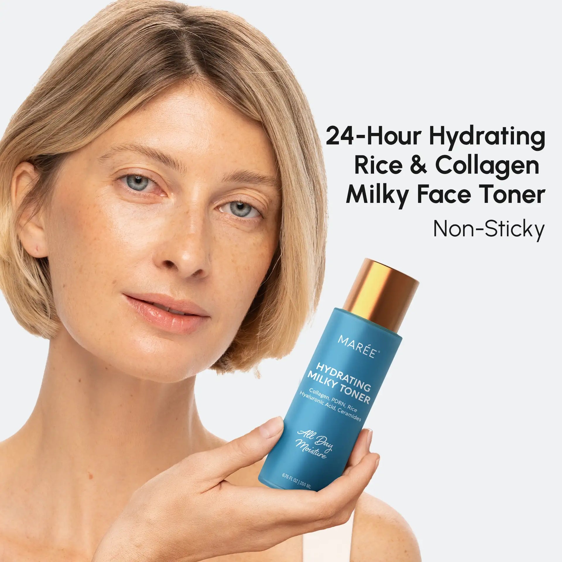 Milky Rice Hydrating Face Toner with Collagen and Hyaluronic Acid - Image 2