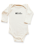 Mini Organic Bodysuit Long Sleeve