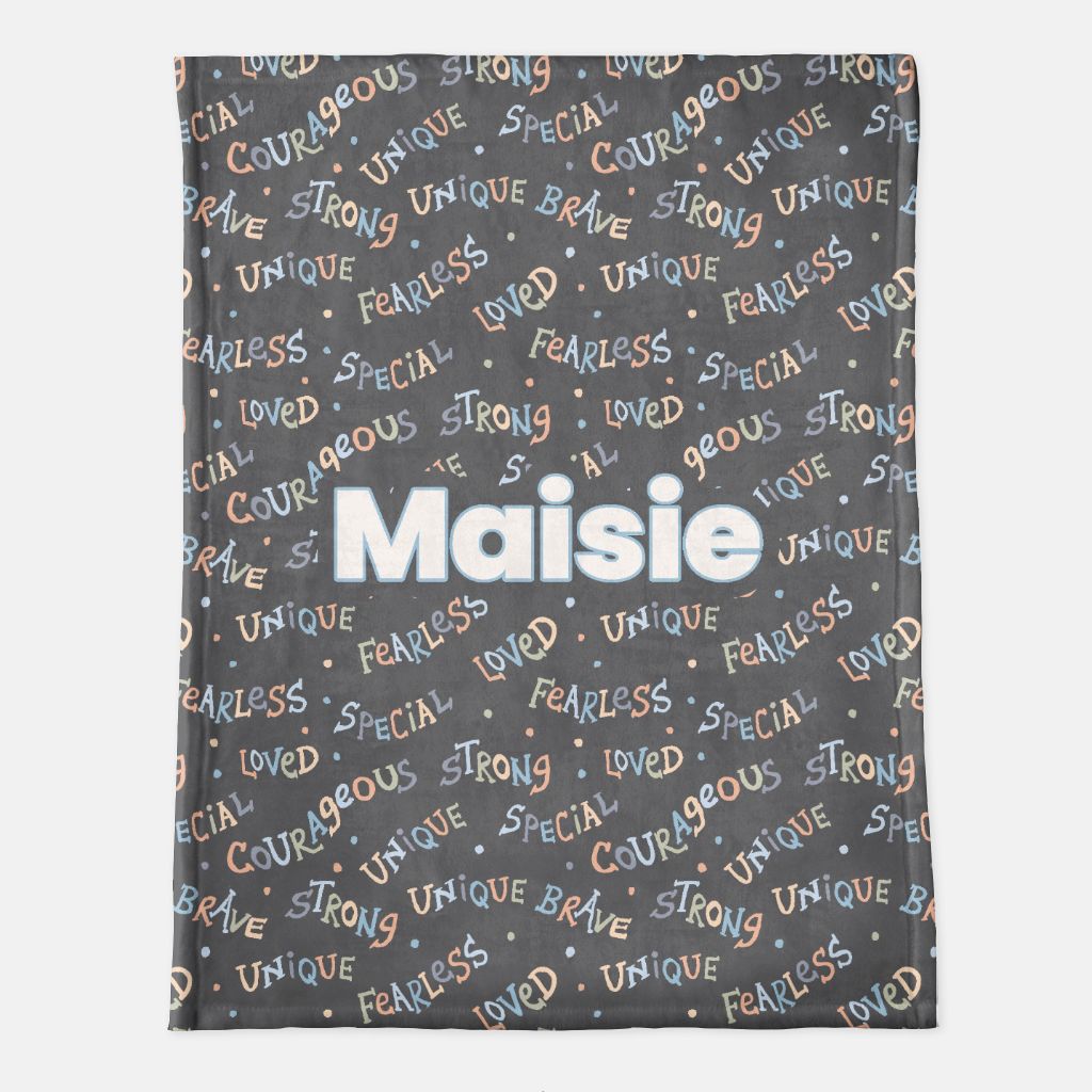 Maisie Personalized Minky Blanket