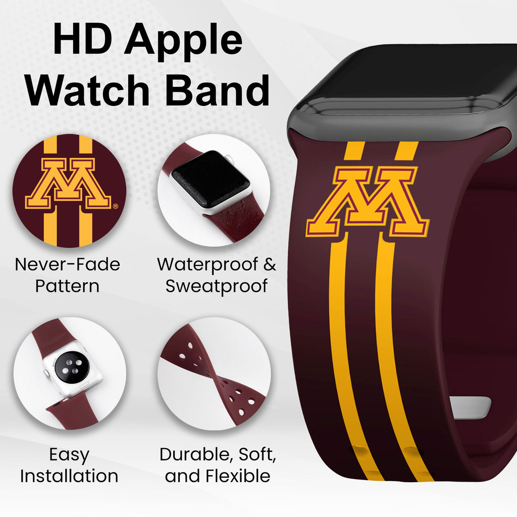 Minnesota Golden Gophers HD Apple Watch Band