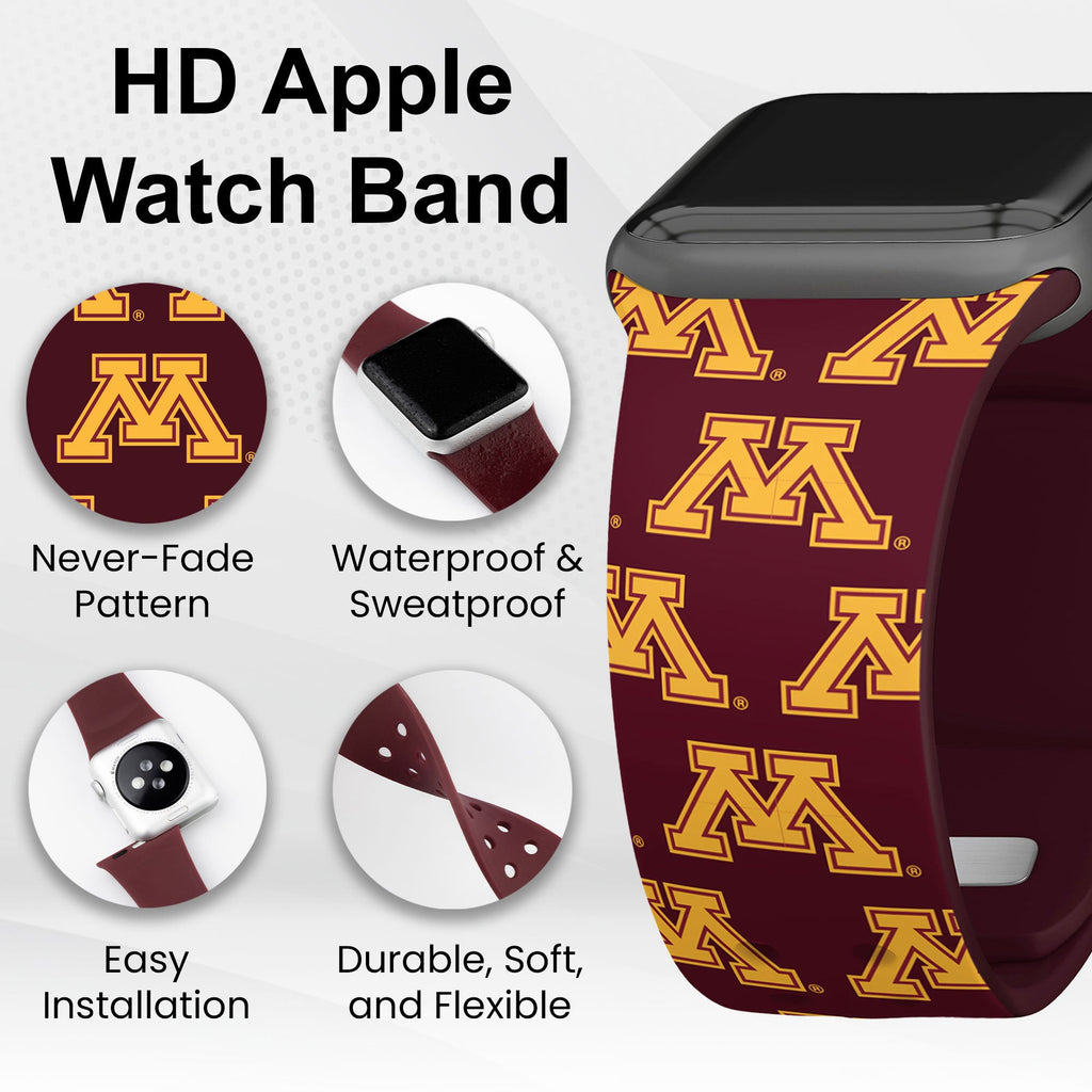 Minnesota Golden Gophers HD Apple Watch Band