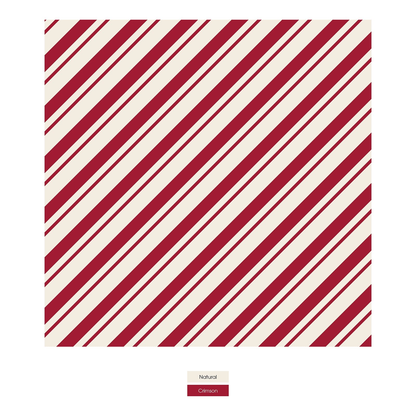 Print 3/4 Sleeve Babydoll Outfit Set in Peppermint Stripe