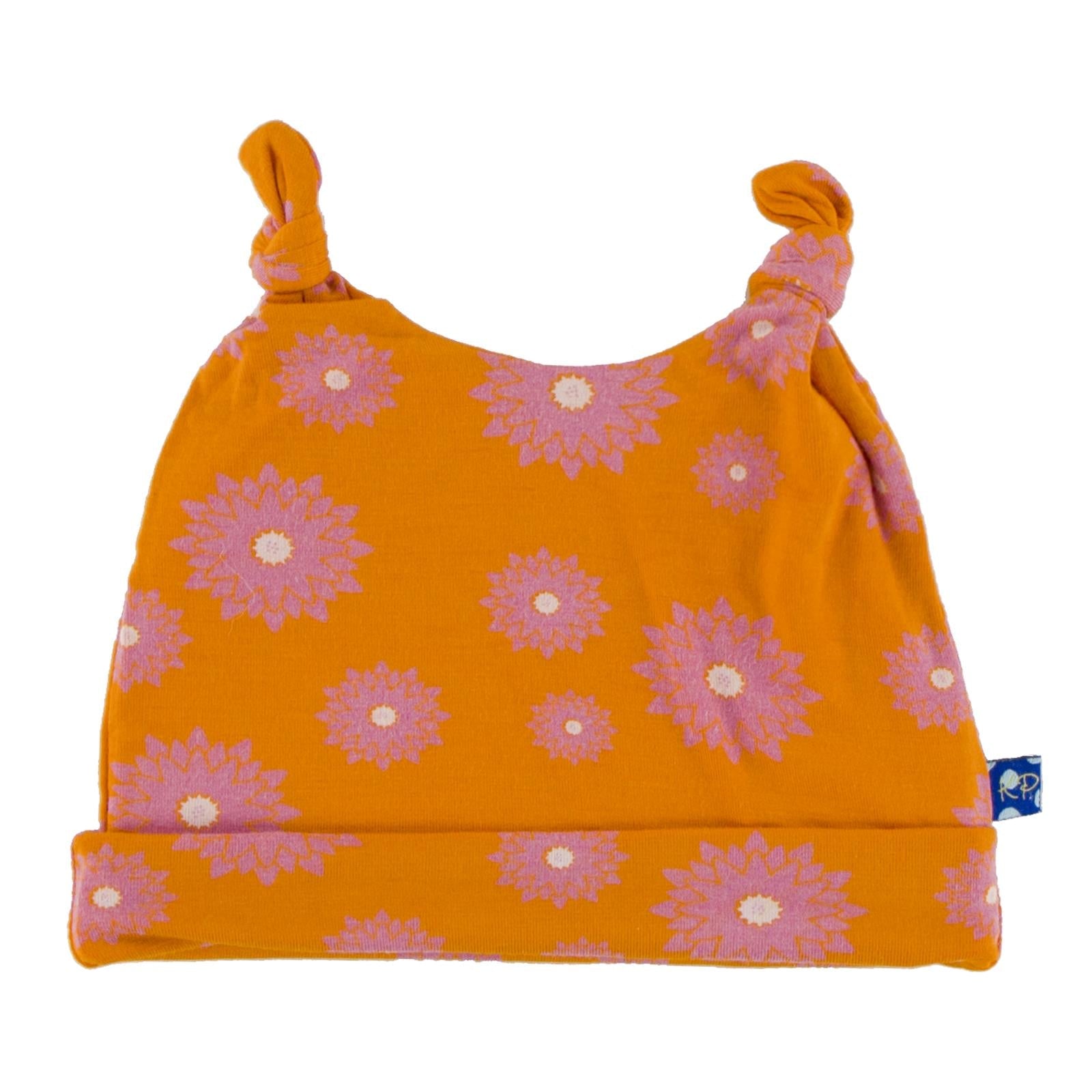 Print Double Knot Hat in Sunset Water Lily