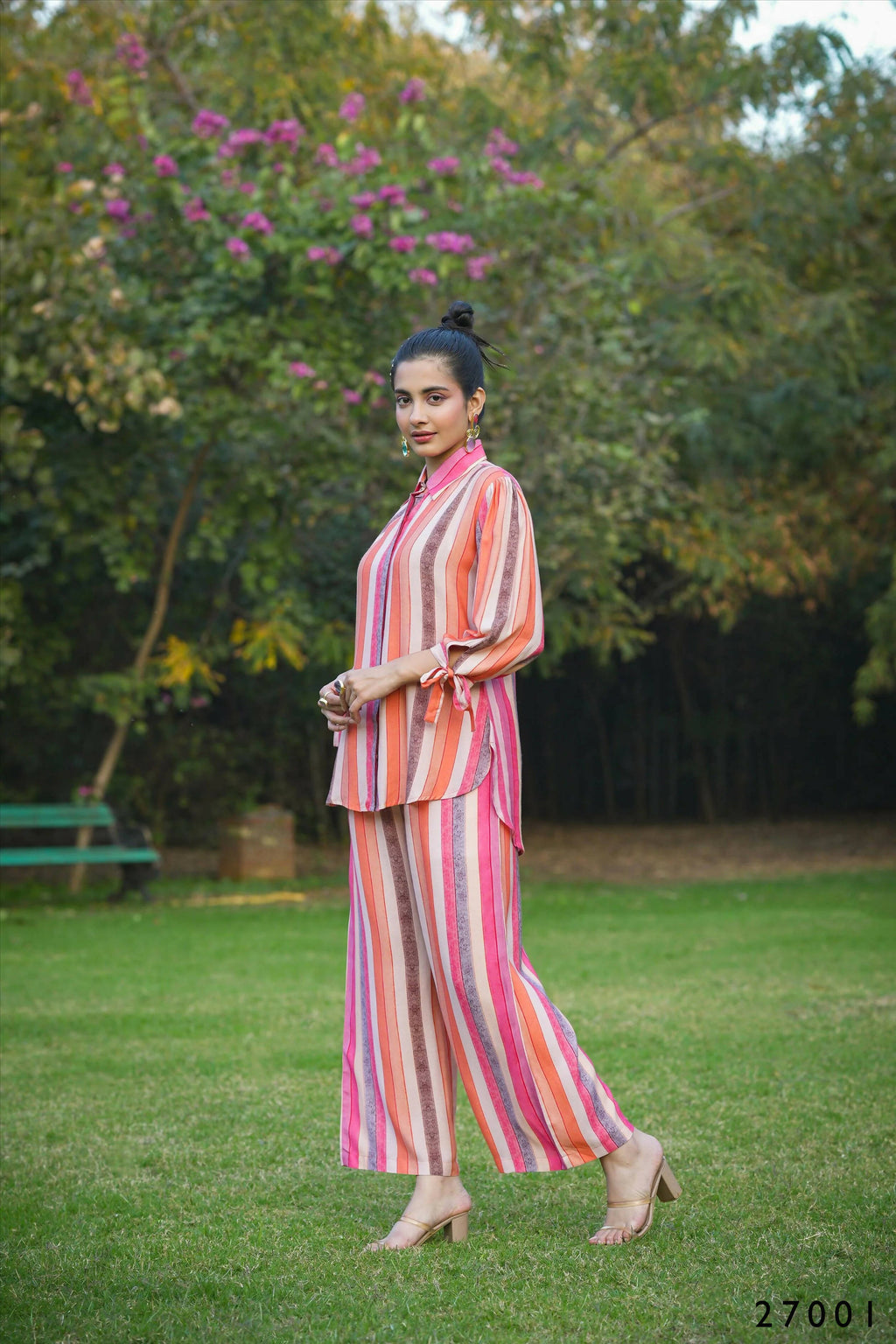Women's Casual Multi Mull Cotton Co-ord Set - Anya Collection