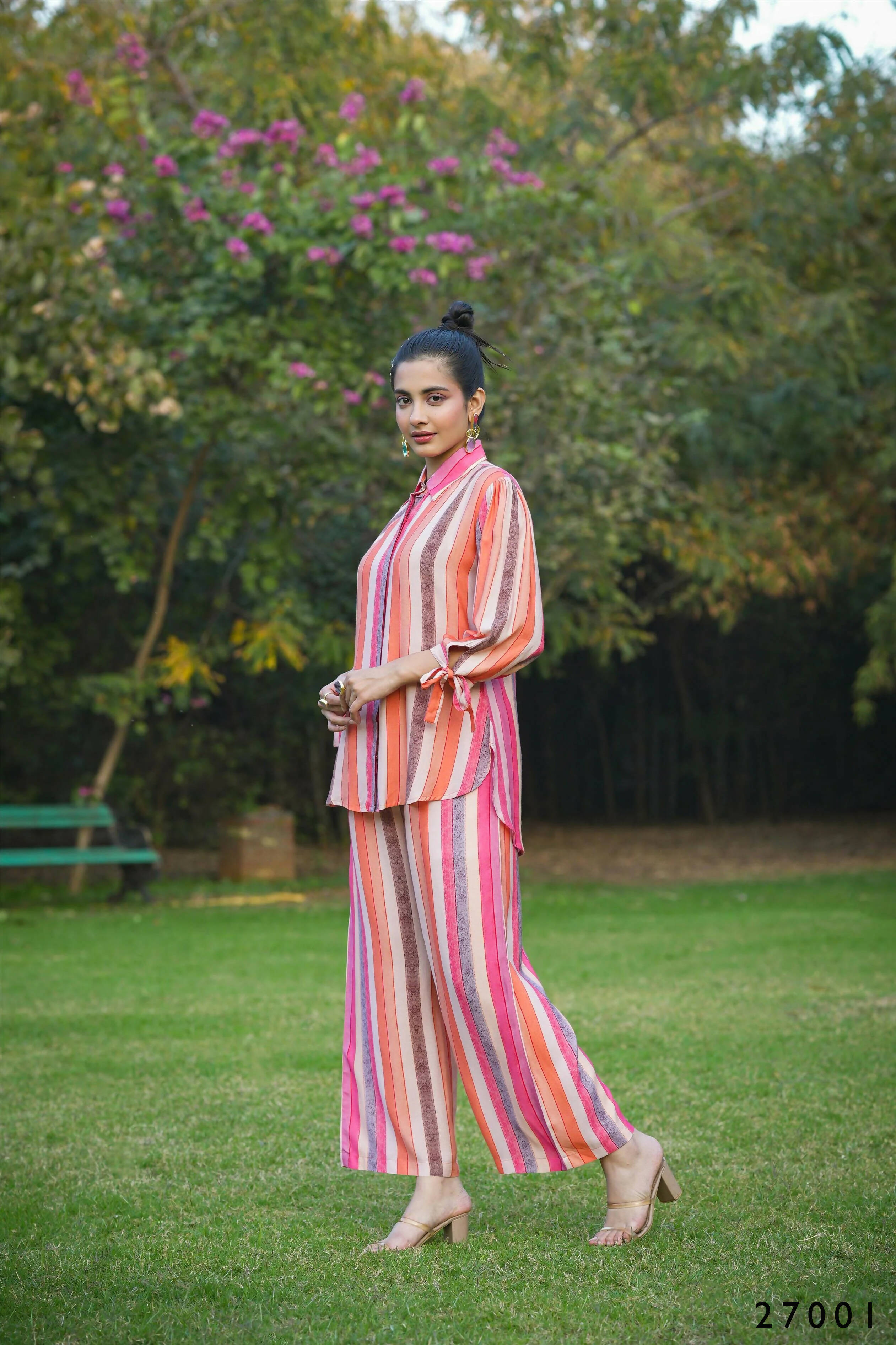 Women's Casual Multi Mull Cotton Co-ord Set - Anya Collection