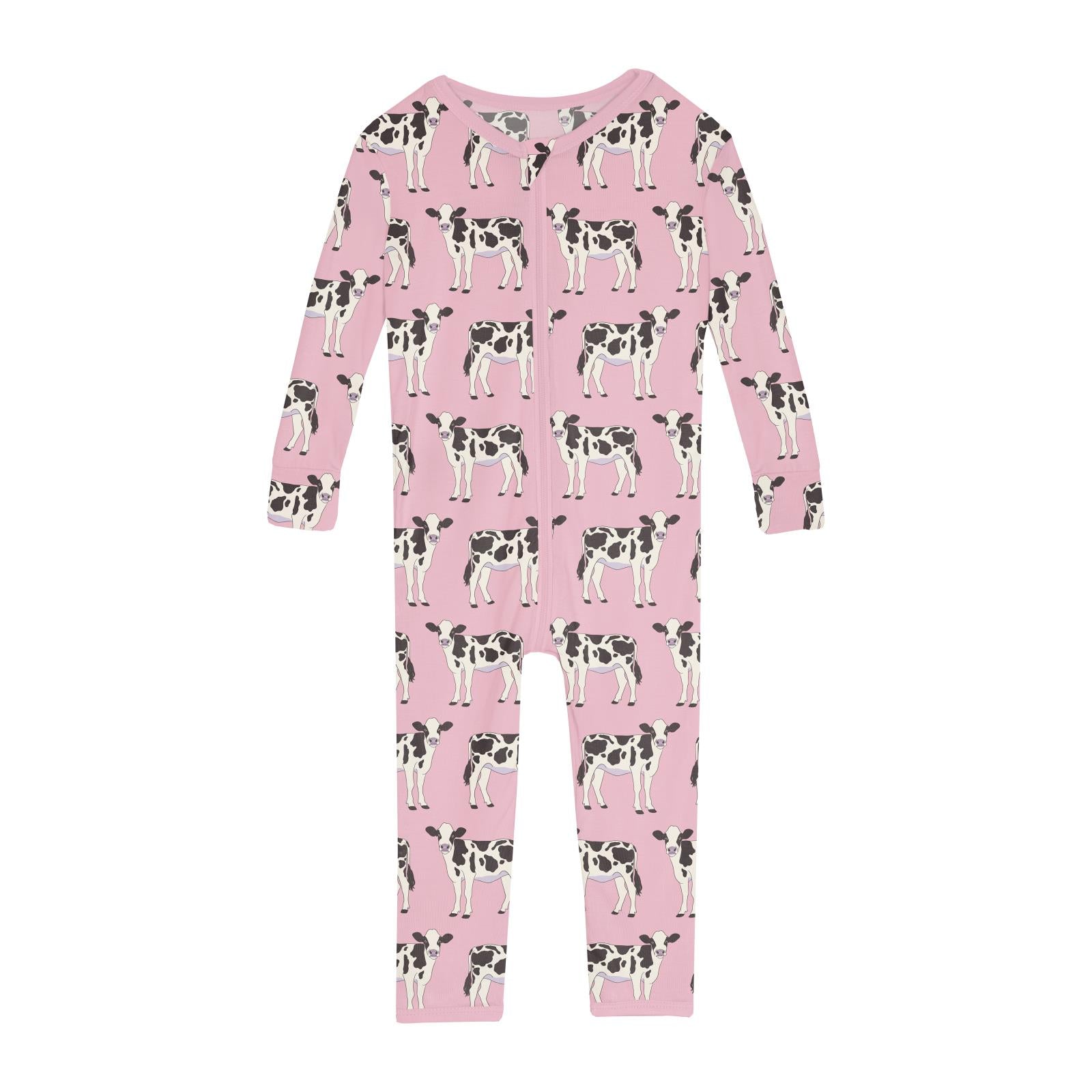 Print Convertible Sleeper with Zipper in Cake Pop Cows