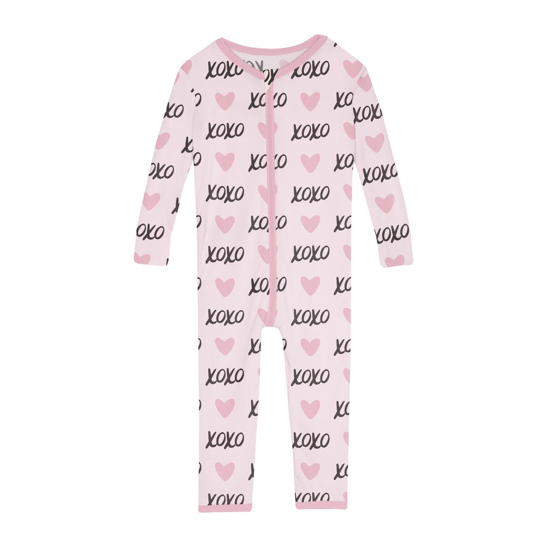 Print Convertible Sleeper with Zipper in Shrinking Violet XOXO