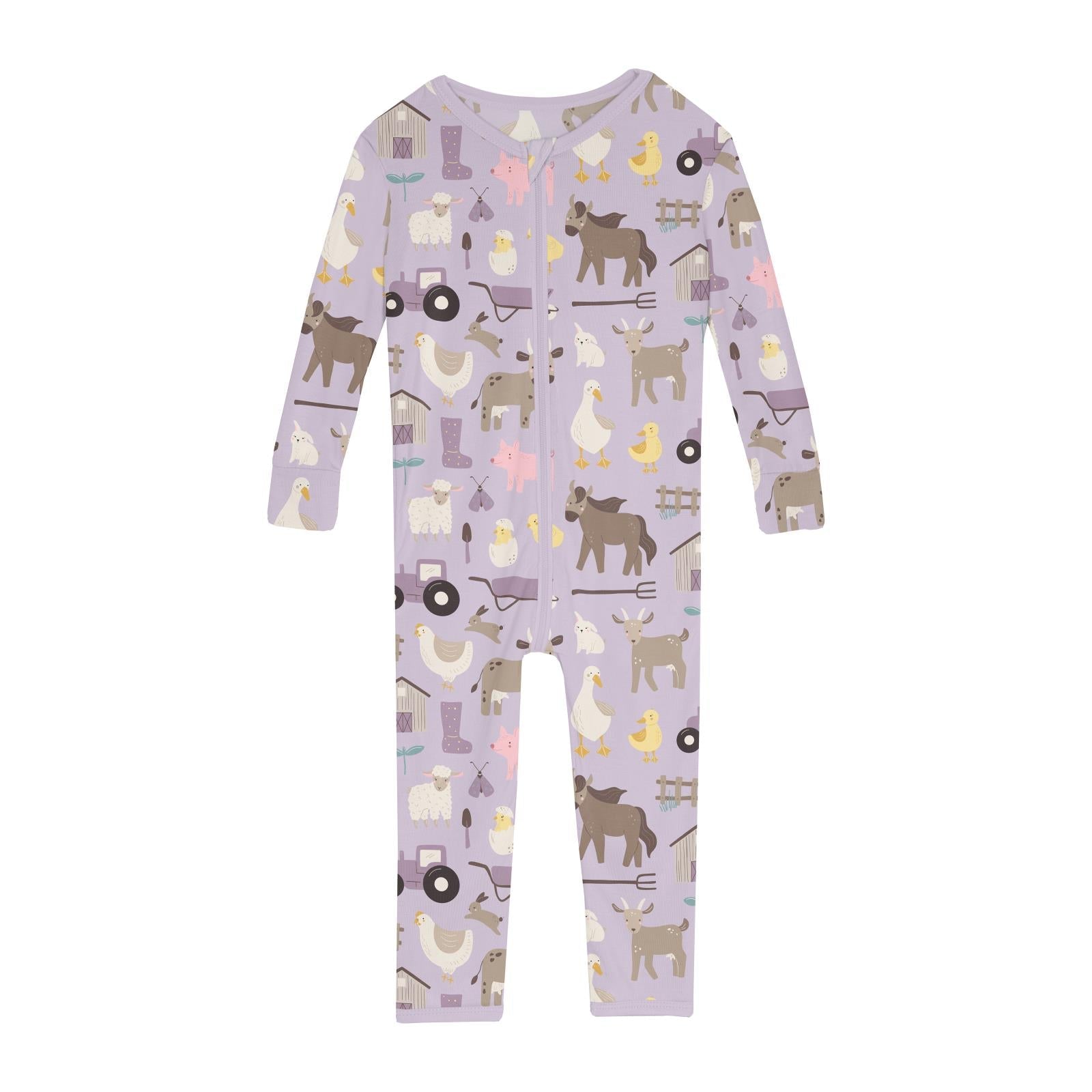 Print Convertible Sleeper with Zipper in Thistle Morning on the Farm