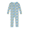 Print Convertible Sleeper with Zipper in Sunshine and Rainbows
