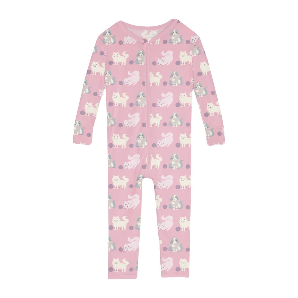 Print Convertible Sleeper with Zipper in Cake Pop Cats and Yarn