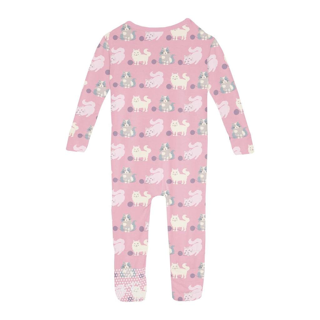Print Convertible Sleeper with Zipper in Cake Pop Cats and Yarn