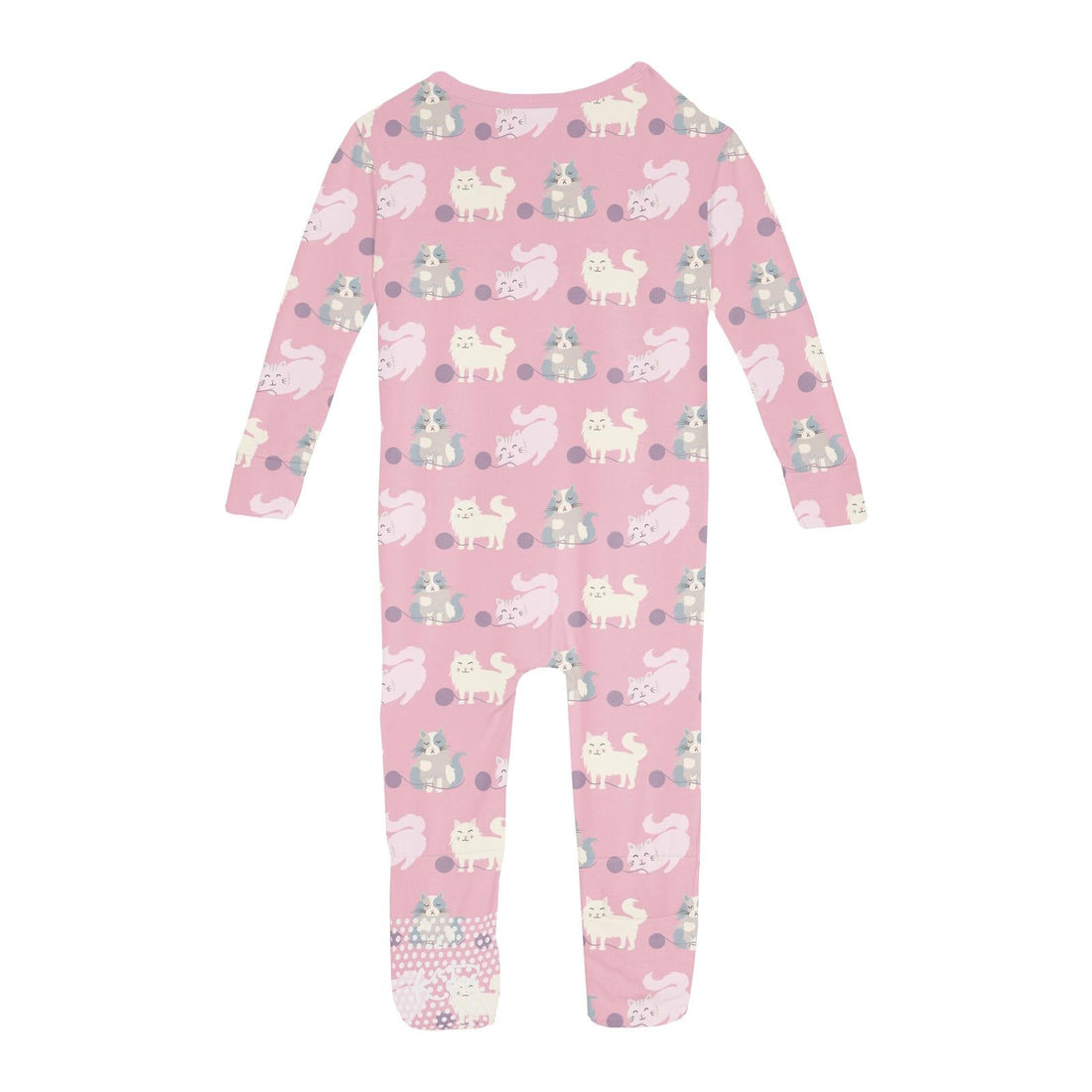 Print Convertible Sleeper with Zipper in Cake Pop Cats and Yarn