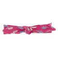 Print Bow Headband in Winter Rose Tiny Whale
