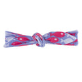 Print Bow Headband in Forget Me Not Piranha