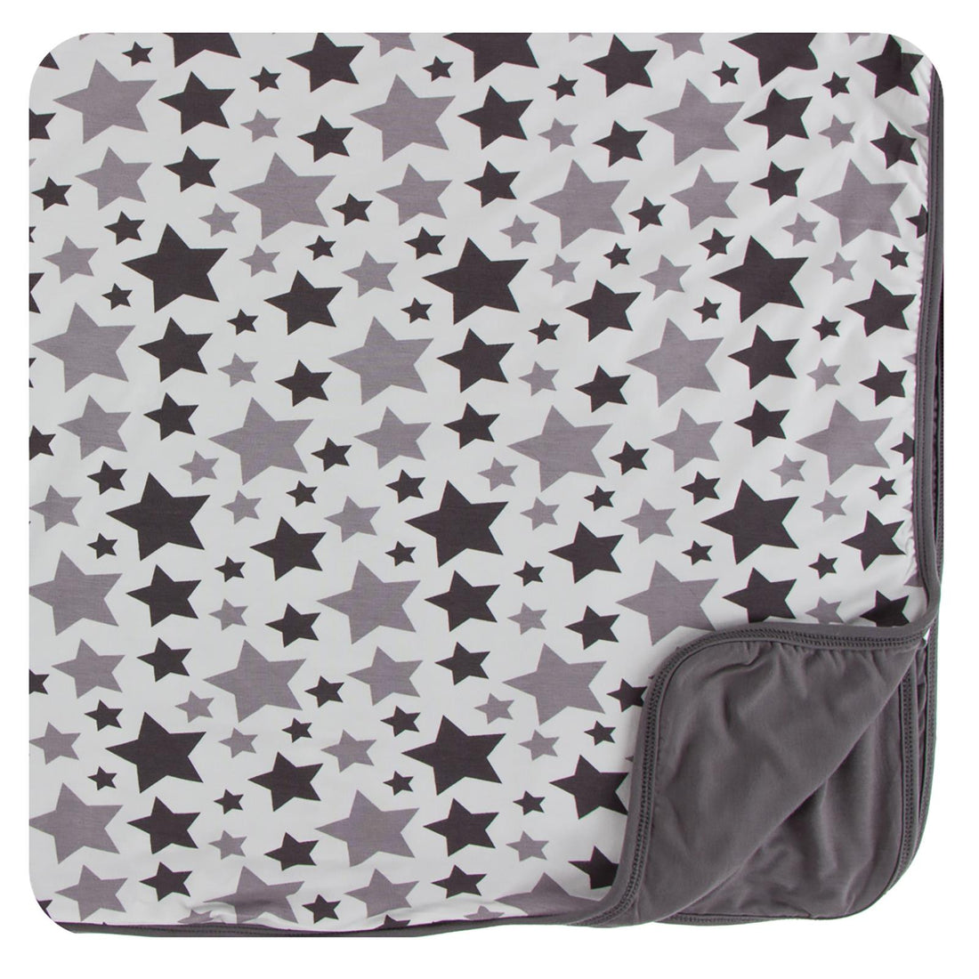 Print Toddler Blanket in Feather/Rain Stars