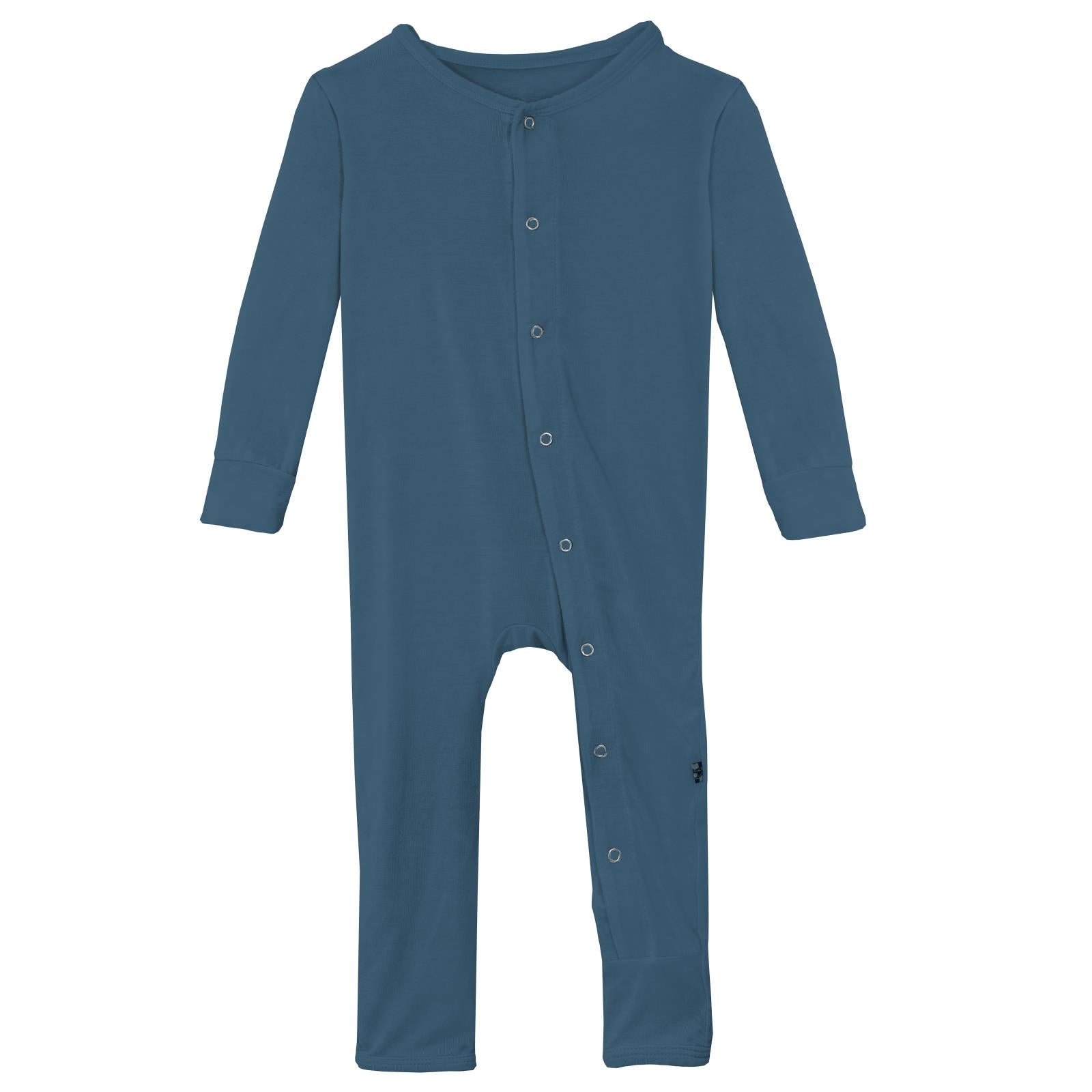 Coverall with Snaps in Twilight