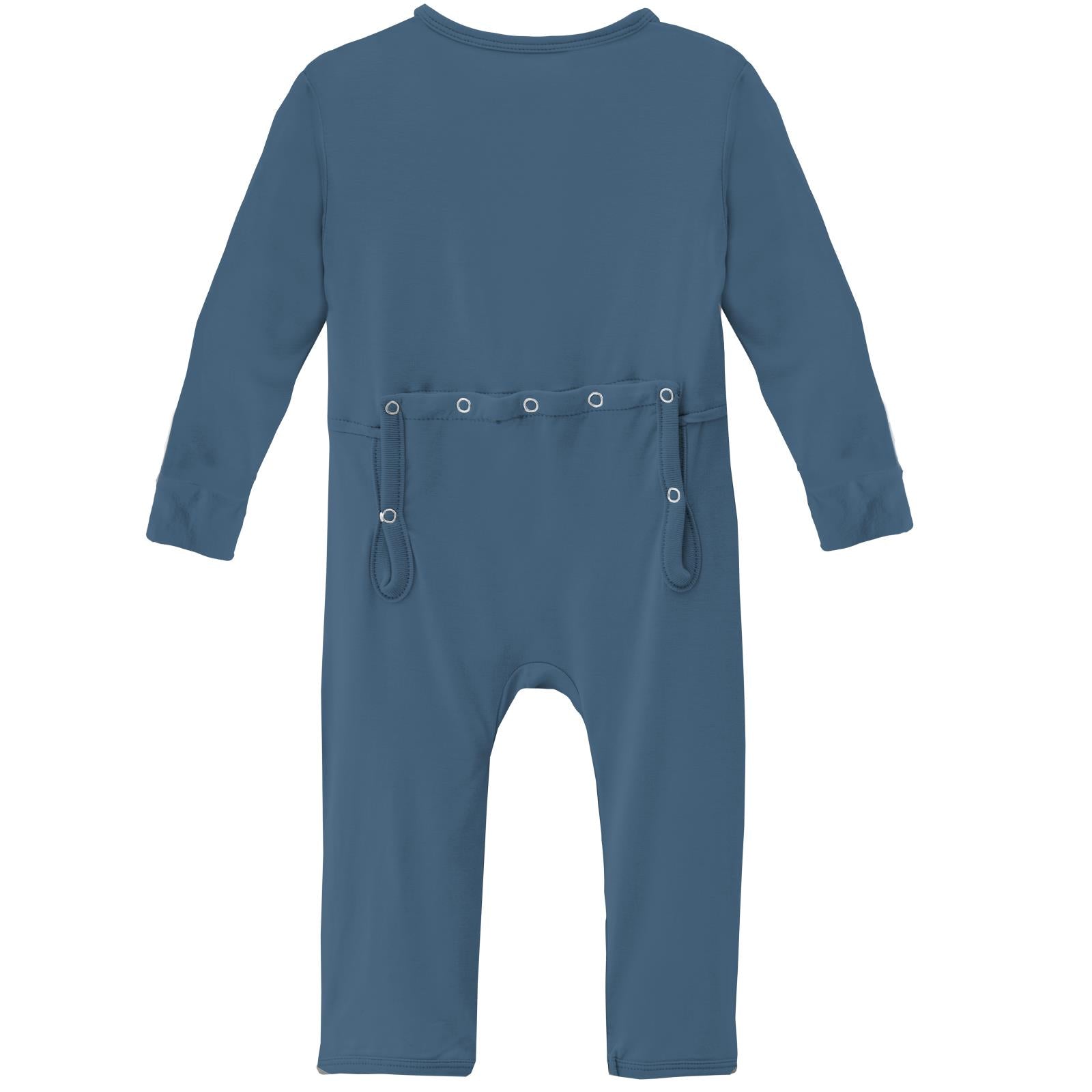 Coverall with Snaps in Twilight
