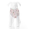 Print Dog Bandana in Macaroon Floral Vines
