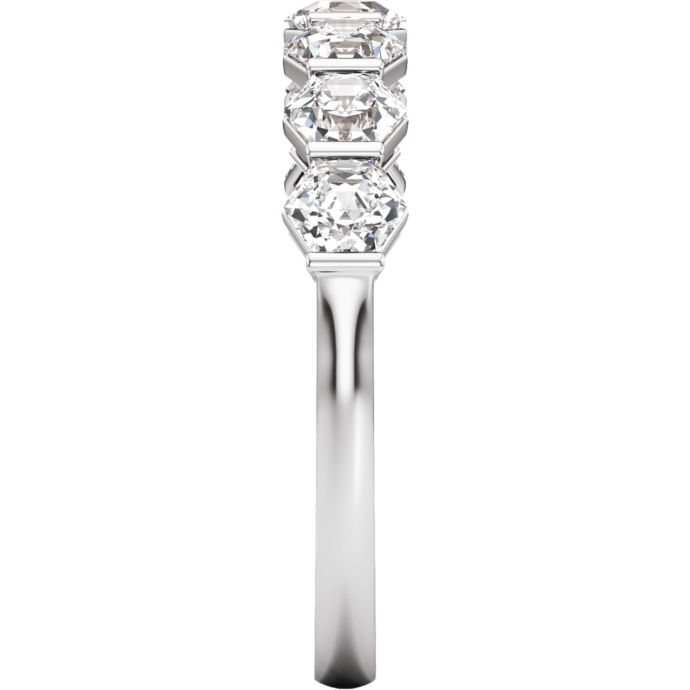 Éloise 14K White Gold 1 1/2 CTW Hexagon Lab-Grown Diamond Anniversary Band