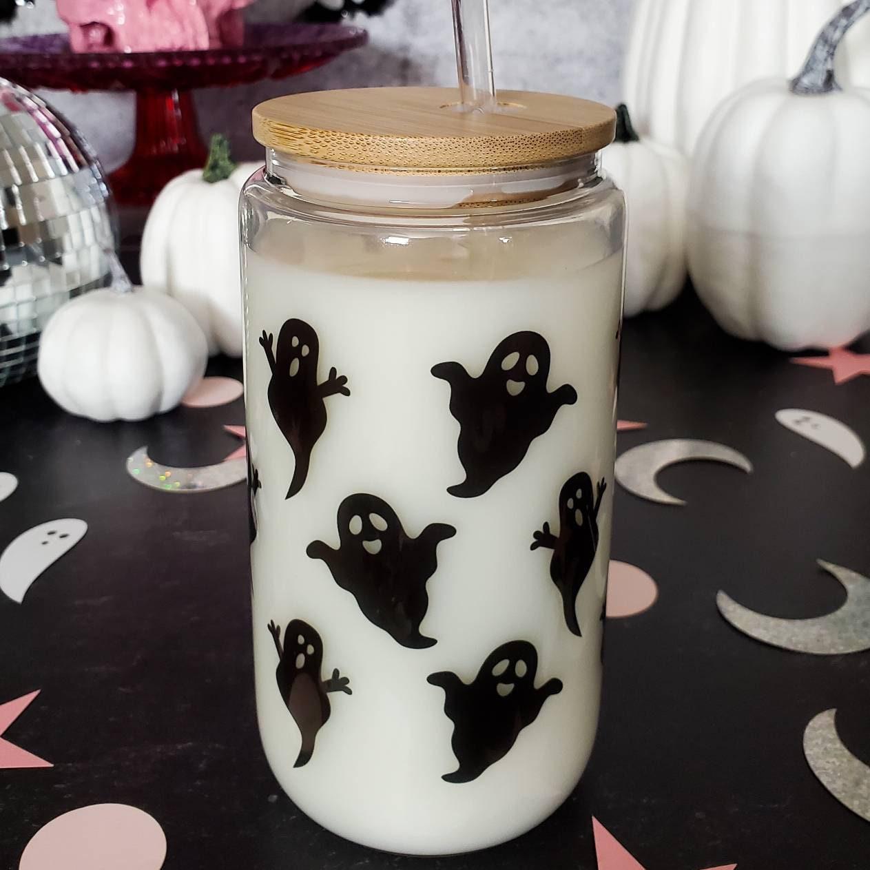Mommy and Me Matching Halloween Ghost Cups