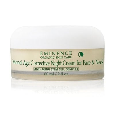 Monoi Age Corrective Night Cream in 2 OZ jar for face and neck anti-aging care