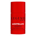 Montblanc Legend Red Deodorant Stick 2.5 OZ packaging in bold red