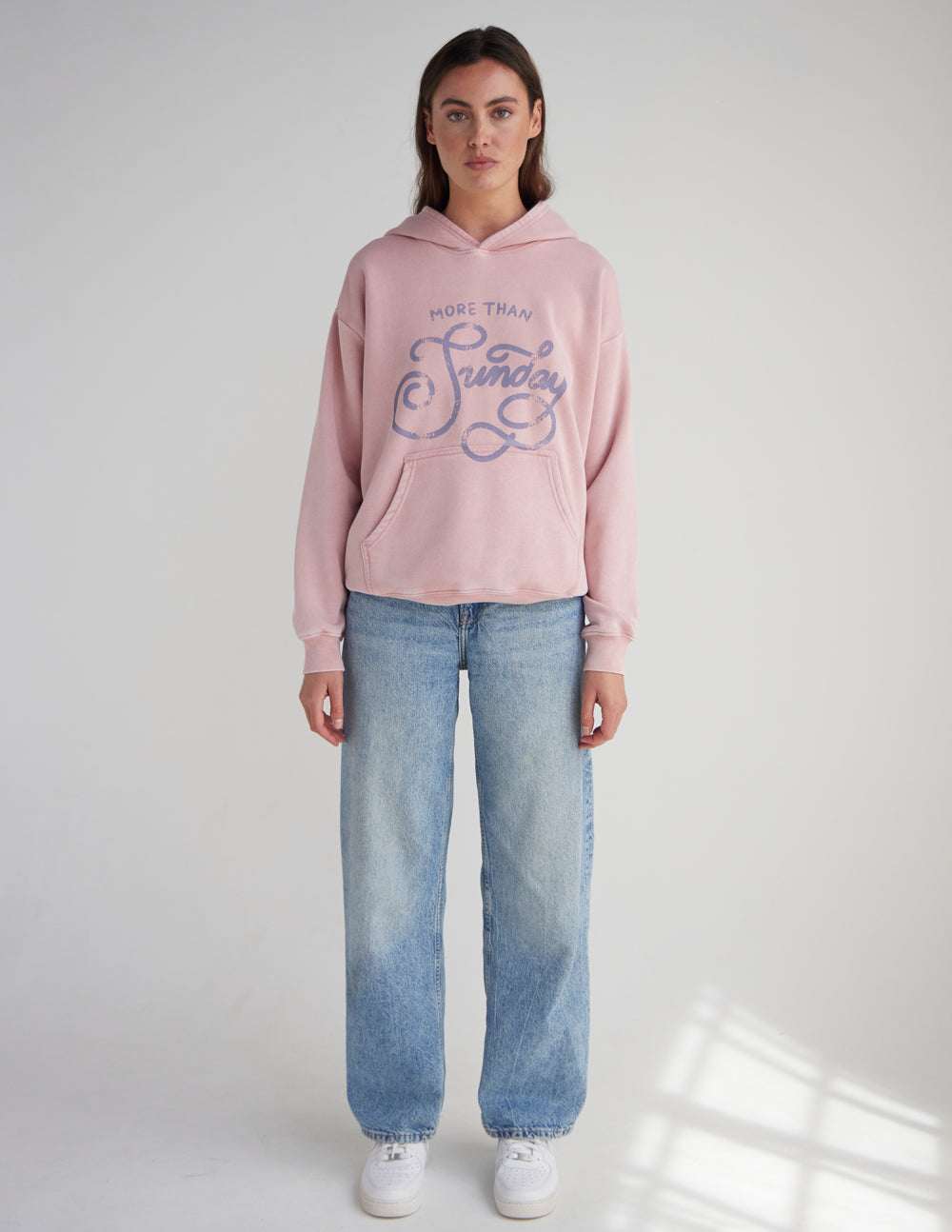 More Than Sunday Unisex Cotton Hoodie Casual Loungewear