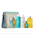 Moroccanoil Holiday 2025 Repair Hair Gift Set containing argan oil-infused hair care products