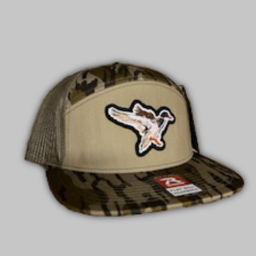 Landing Mallard 7 Panel Hat - Duck Season Outdoor Cap