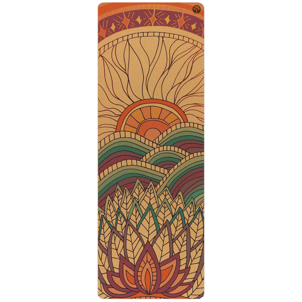 Unity Pro durable cork and natural rubber yoga mat for professional-grade performance