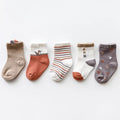 Organic Cotton Kids' Socks - Fox Design for Toddlers