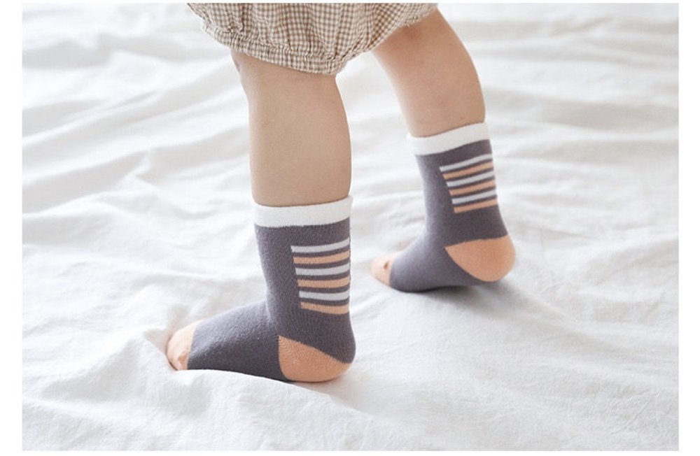 Organic Cotton Cat Socks for Kids | 5-Pair Pack
