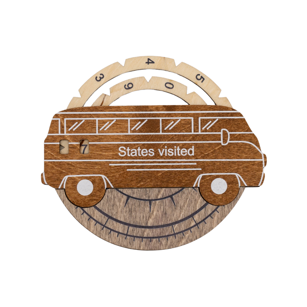 3D wooden USA map with multicolor finish for travel tracking and wall decor