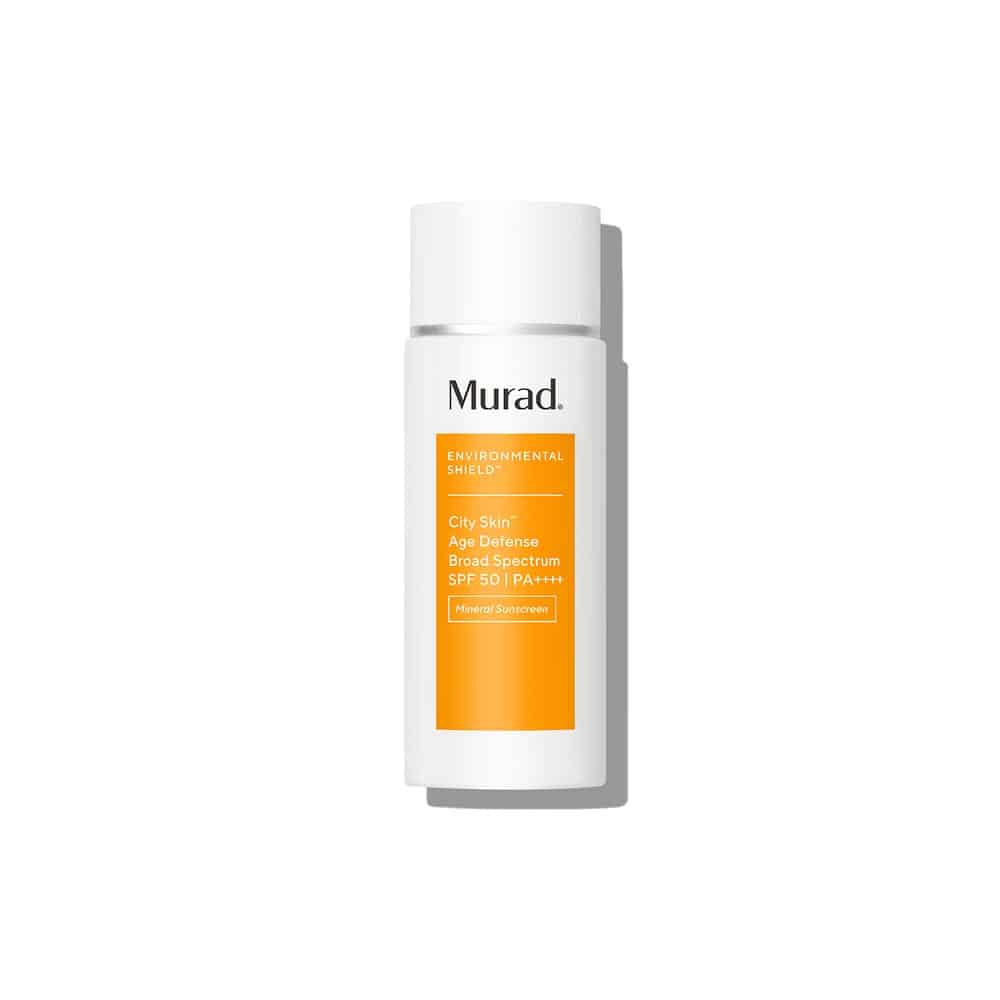 Murad City Skin Age Defense SPF 50 1.7oz white and orange bottle
